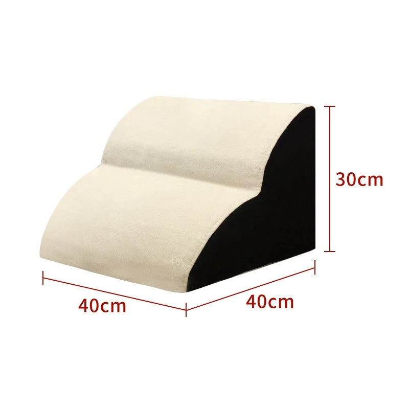 HKM-2679741 Wooden Pet Stairs for Dogs - Removable and Washable Bed Steps