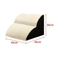 HKM-2679741 Wooden Pet Stairs for Dogs - Removable and Washable Bed Steps