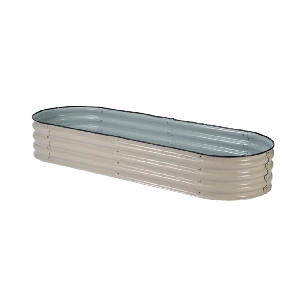 HKM-268051 Metal Raised Garden Bed Planters Kit in Various Sizes with Durable Liner for Home Nursery Gardening