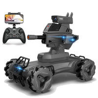 HKM-268115 Intelligent Remote Control Water Bomb Tank Car Toy with Camera for Kids
