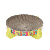 HKM-2682429 Corrugated Paper Round Cat Scratcher Toy - 35x35x10cm