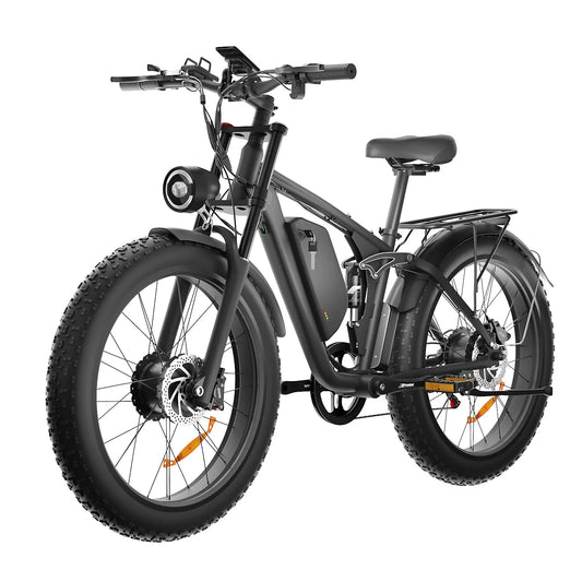 HKM-268243 2000W Dual Motor Electric Bike with 22.4AH Battery and 26"x4.0" Fat Tires