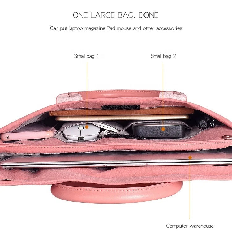 HKM-268243 Custom Waterproof Fashion Handbag for Women—Office Briefcase and Laptop Bag
