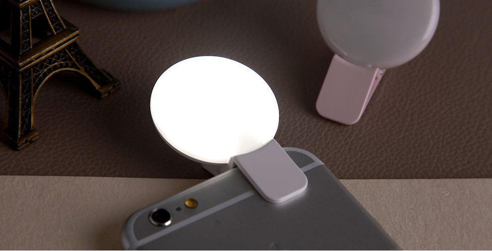 HKM-268243 Round Mobile Phone Fill Light for Perfect Make-Up Selfies