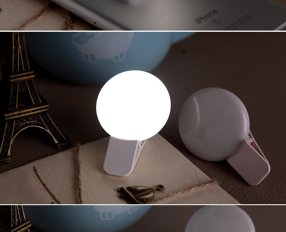 HKM-268243 Round Mobile Phone Fill Light for Perfect Make-Up Selfies