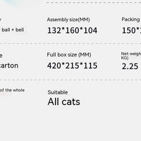 HKM-2683069 Interactive Cat Toy for Boredom Relief - Pine, Acrylic & Cashmere Design