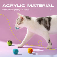 HKM-2683069 Interactive Cat Toy for Boredom Relief - Pine, Acrylic & Cashmere Design