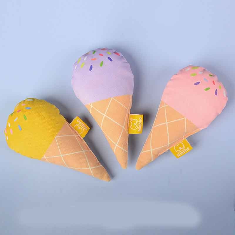 HKM-268307 Ice Cream Cat Toy Catnip