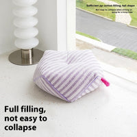 HKM-2683709 Striped Velvet Cat Bed Sofa - Removable and Washable, All-Season Comfort