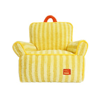 HKM-2683709 Striped Velvet Cat Bed Sofa - Removable and Washable, All-Season Comfort