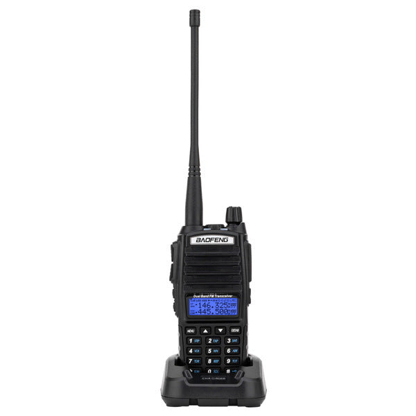 HKM-268371 Dual Band 5W Handheld Two Way Radio Walkie Talkie with 2000mAh Battery and Built-in Flashlight
