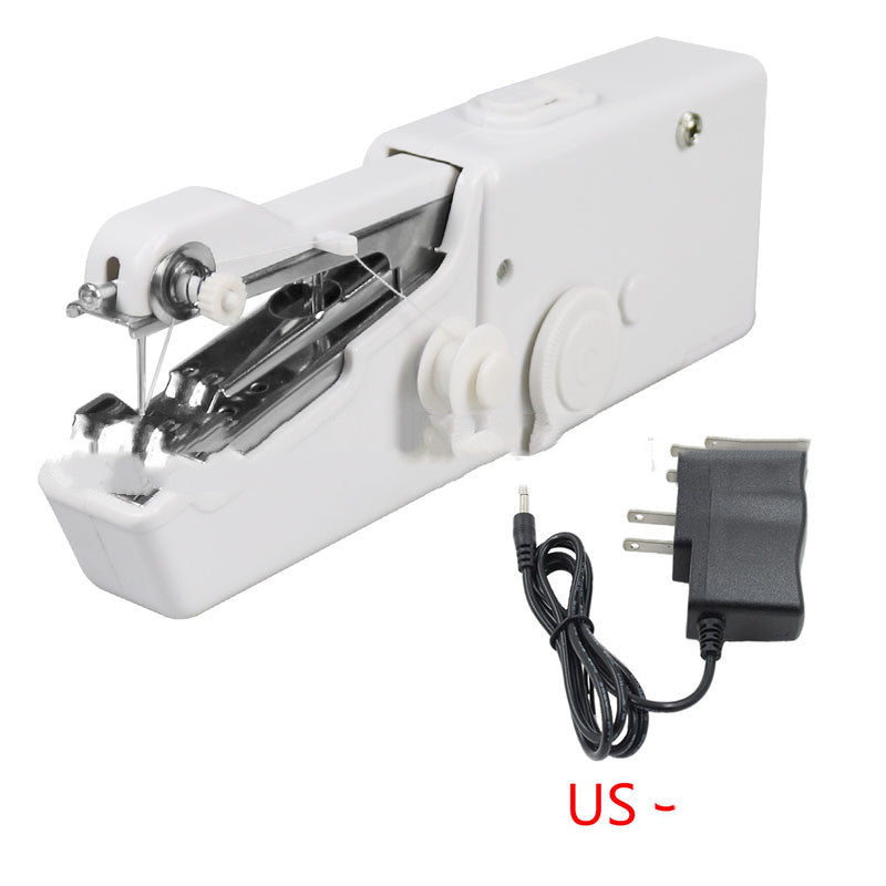 HKM-268371 Portable Handheld Electric Sewing Machine - Mini Household Sewing Tool with Sewing Box Included