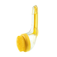 HKM-2684093 Long Handle Pet Bath and Grooming Brush with Soft Bristles and Soap Container