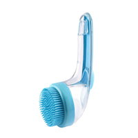 HKM-2684093 Long Handle Pet Bath and Grooming Brush with Soft Bristles and Soap Container
