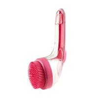 HKM-2684093 Long Handle Pet Bath and Grooming Brush with Soft Bristles and Soap Container