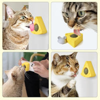 HKM-2684861 Cheese-Shaped Catnip Balls for Cats - Stress Relief & Interactive Play for All Ages