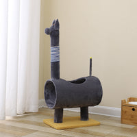 HKM-2685501 Durable Cat Climbing Frame with Sisal Scratching Post and Playful Jumping Platforms