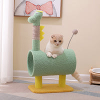 HKM-2685501 Durable Cat Climbing Frame with Sisal Scratching Post and Playful Jumping Platforms