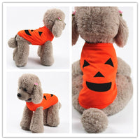 HKM-2686397 Cozy Pumpkin-Themed Costume for Cats and Small to Medium Dogs