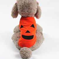 HKM-2686397 Cozy Pumpkin-Themed Costume for Cats and Small to Medium Dogs