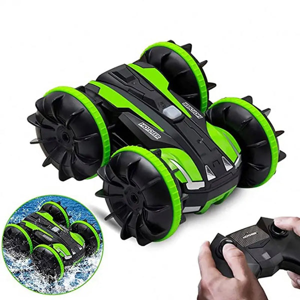 HKM-268691 Amphibious Remote Control Stunt Car - 2.4GHz Double-Sided Climbing Vehicle for Indoor and Outdoor Fun