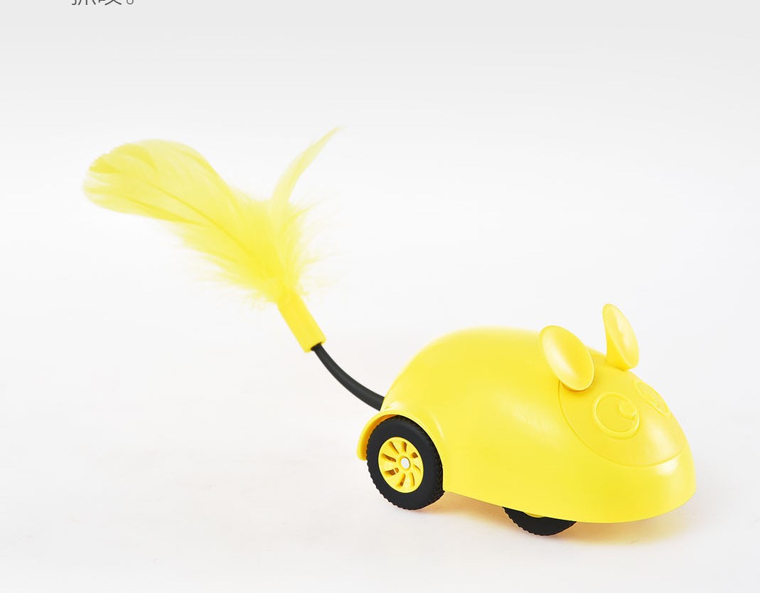 HKM-2687037 Remote Control Food Leaking Car with Fun Toy Mouse - Electric Toy for Kids