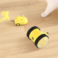 HKM-2687037 Remote Control Food Leaking Car with Fun Toy Mouse - Electric Toy for Kids