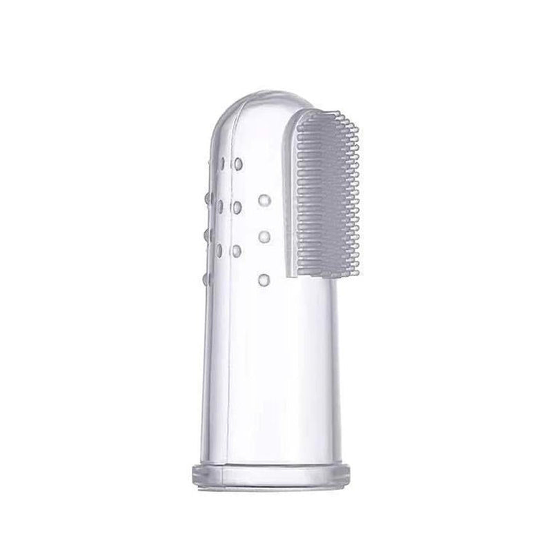 HKM-268755 Extra Soft Silicone Finger Toothbrush for Dogs and Cats - Professional Pet Dental Care Tool for Easy Teeth Cleaning