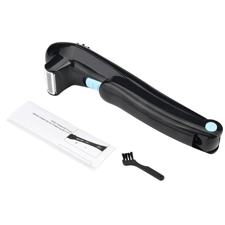 HKM-268755 Folding Electric Body Shaver for Whole Body Hair Removal - Battery Operated