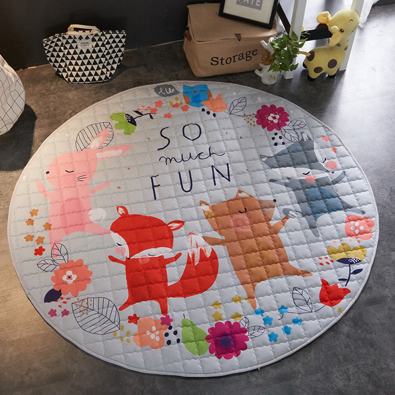 HKM-268755 Reinforced Non-Slip Breathable Cushion Round Play Pad for Children - 150cm Diameter