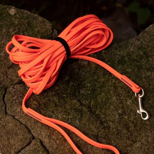 HKM-2687677 Thickened 1cm Pet Training Dog Leash with Flexible Skin Texture - Available in Multiple Colors