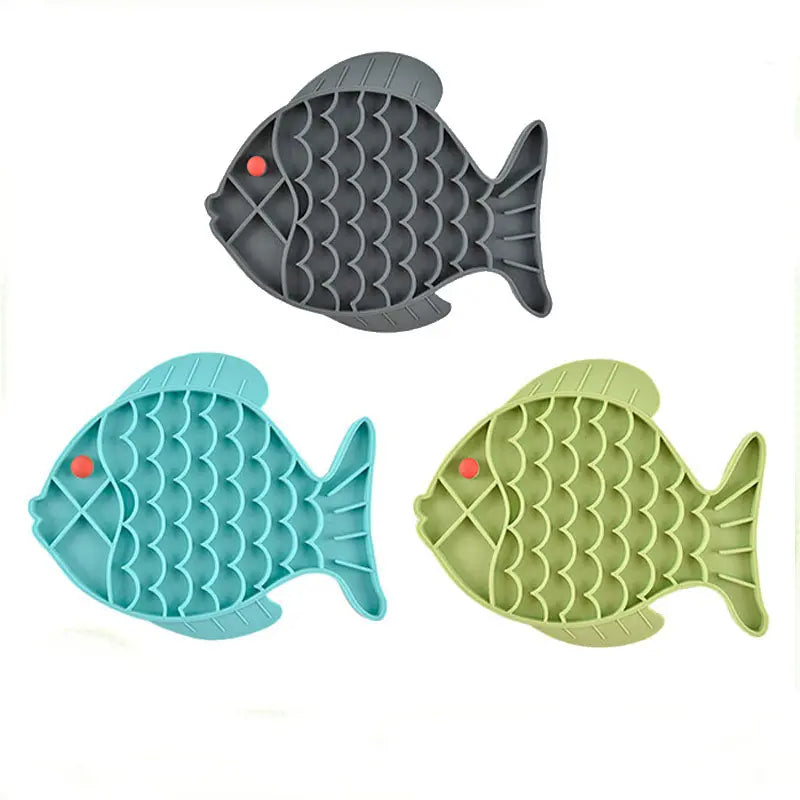 HKM-2689469 Slow Feeding Silicone Lick Mat for Dogs - Anti-Gulping Rice Bowl for Small to Medium Pets