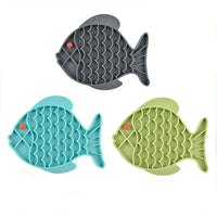 HKM-2689469 Slow Feeding Silicone Lick Mat for Dogs - Anti-Gulping Rice Bowl for Small to Medium Pets