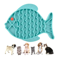 HKM-2689469 Slow Feeding Silicone Lick Mat for Dogs - Anti-Gulping Rice Bowl for Small to Medium Pets