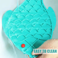 HKM-2689469 Slow Feeding Silicone Lick Mat for Dogs - Anti-Gulping Rice Bowl for Small to Medium Pets