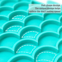 HKM-2689469 Slow Feeding Silicone Lick Mat for Dogs - Anti-Gulping Rice Bowl for Small to Medium Pets