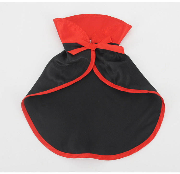 HKM-2689597 Cozy Fleece Pet Cloak for Halloween – Warm and Comfortable Design