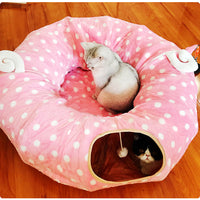 HKM-2692029 Cozy Pet Sleeping Bag for Cats ¨C Multi-Season Styles with Soft PP Cotton Lining