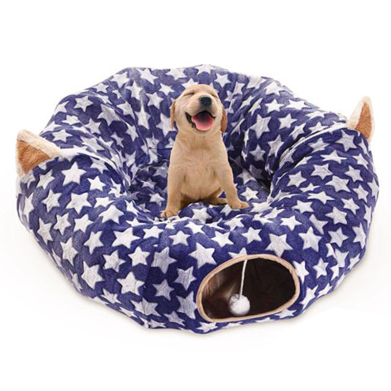 HKM-2692029 Cozy Pet Sleeping Bag for Cats ¨C Multi-Season Styles with Soft PP Cotton Lining