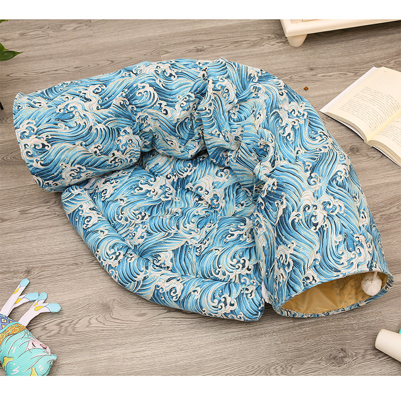 HKM-2692029 Cozy Pet Sleeping Bag for Cats ¨C Multi-Season Styles with Soft PP Cotton Lining