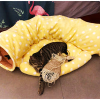 HKM-2692029 Cozy Pet Sleeping Bag for Cats ¨C Multi-Season Styles with Soft PP Cotton Lining