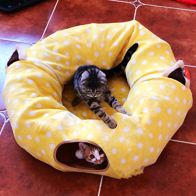 HKM-2692029 Cozy Pet Sleeping Bag for Cats ¨C Multi-Season Styles with Soft PP Cotton Lining