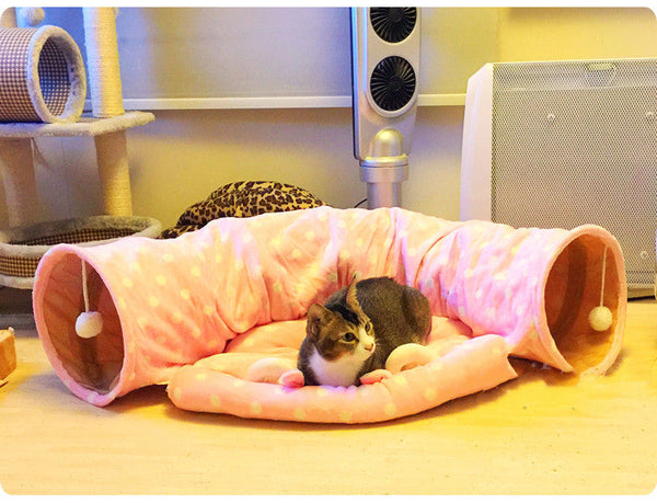HKM-2692029 Cozy Pet Sleeping Bag for Cats ¨C Multi-Season Styles with Soft PP Cotton Lining