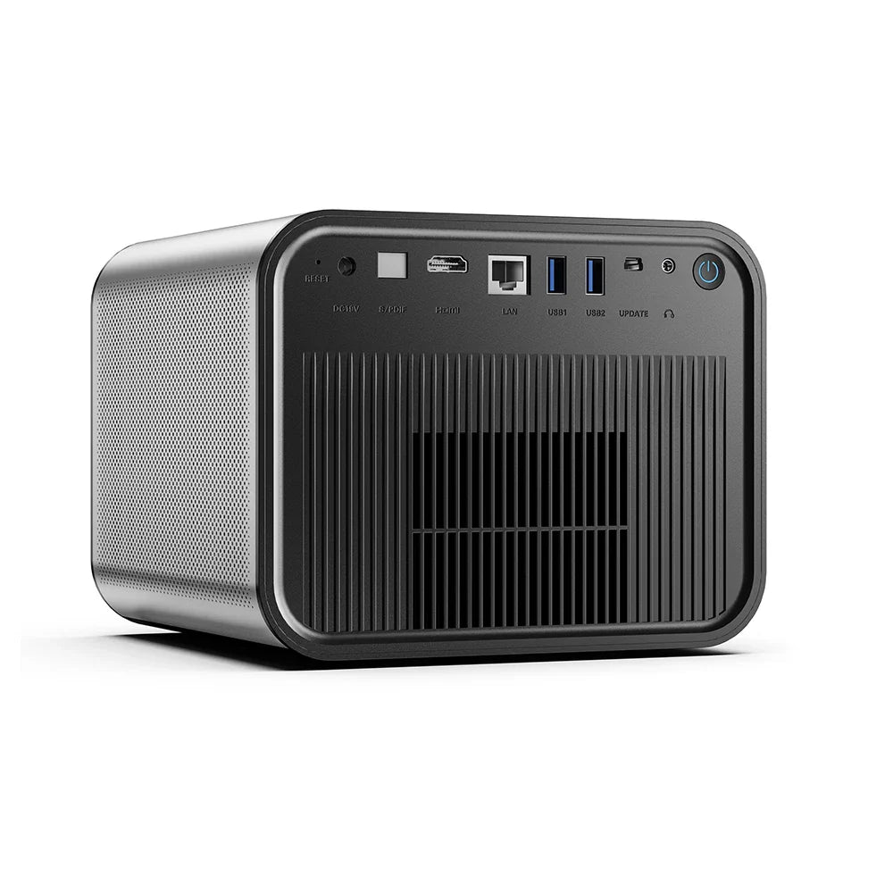 HKM-269203 1080P HD Portable LED DLP Projector with Smart Android and WiFi Connectivity for Home Cinema