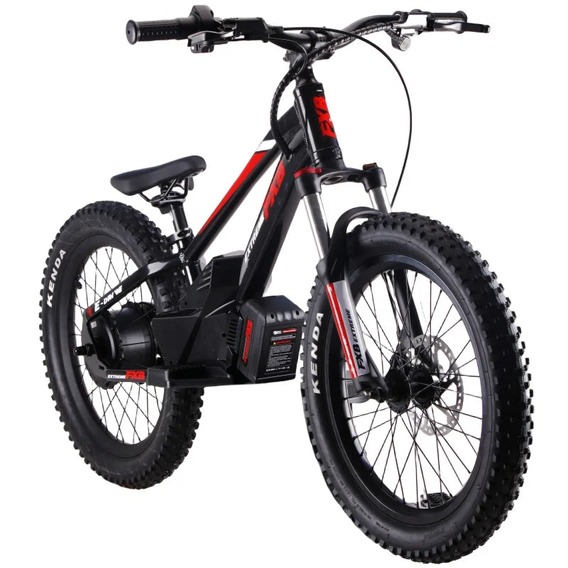 HKM-269267 Electric Balance Bike for Kids - 12/16/20 Inch Aluminum Alloy Frame, 36V Lithium Battery, Adjustable Speed, Ideal for Ages 8-12
