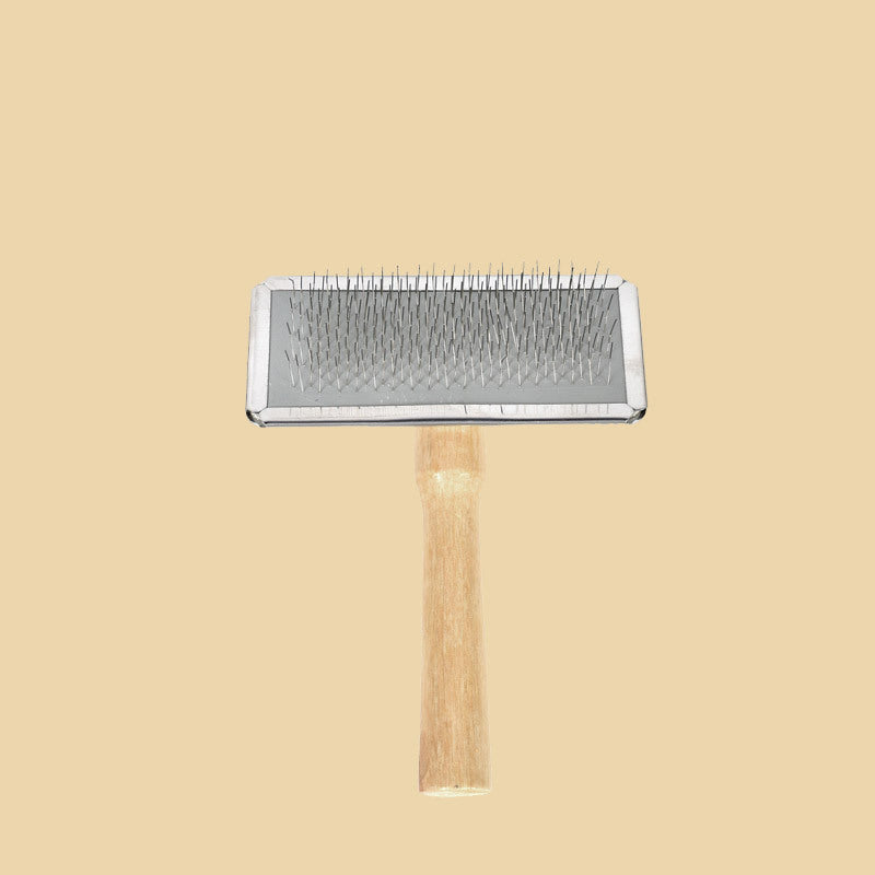 HKM-2693565 Wooden and Stainless Steel Comb for Dog and Cat Grooming