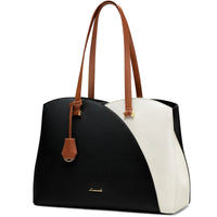 HKM-269395 Trendy 15.6in PU Shoulder Bag for Women - Stylish Luxury Tote Handbag