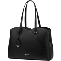 HKM-269395 Trendy 15.6in PU Shoulder Bag for Women - Stylish Luxury Tote Handbag