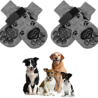 HKM-2694589 Dog Socks Booties - Anti-Slip Mute for Medium to Large Dogs