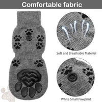 HKM-2694589 Dog Socks Booties - Anti-Slip Mute for Medium to Large Dogs